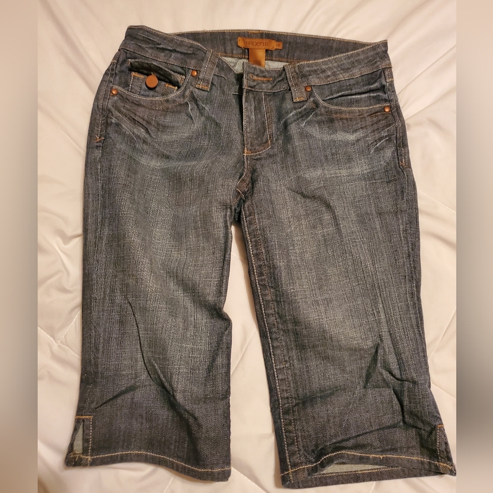ARDEN B Bermuda Denim Shorts, Size 28
